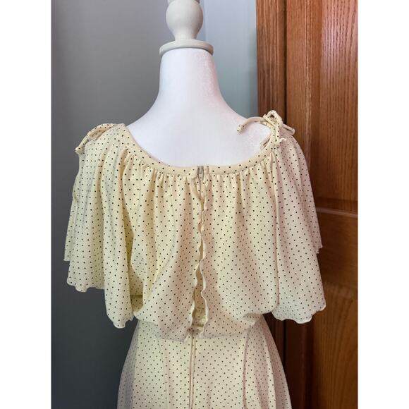 1970's Vintage Terri Juniors California Polka Dot Dress - Picture 5 of 7